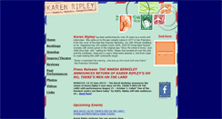 Desktop Screenshot of karenripley.com